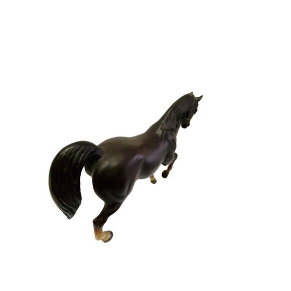 Vintage Breyer Dark Brown Horse Animal Figure Plastic Stallon Mare Saddlebred Cl - Picture 4 of 13